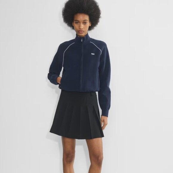 ARITZIA - Sunday Best - Black Olive Micro Pleated High-Waist mini Skirt - Size 4 - Picture 11 of 16